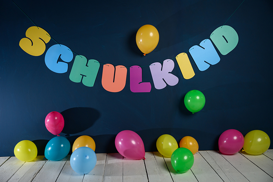 ava & yves Girlande zur Einschulung Schulkind