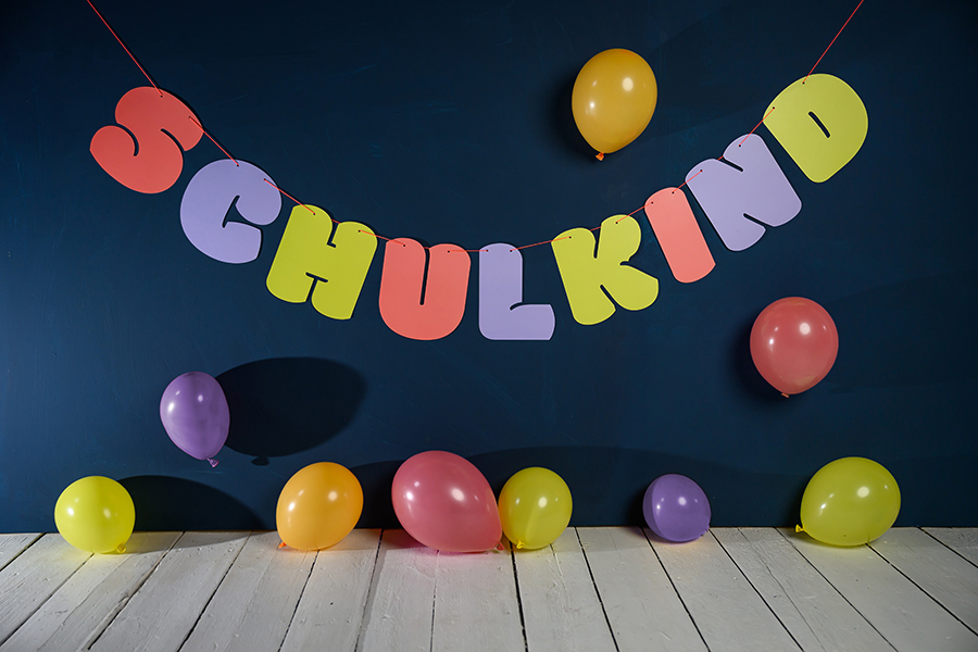 ava & yves Girlande zur Einschulung Schulkind