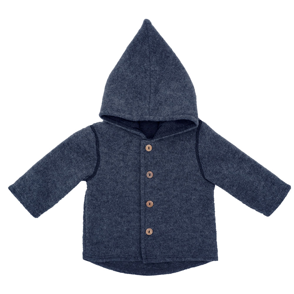 Maximo Jacke Wollfleece mit Kapuze