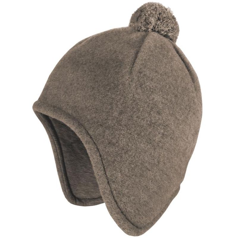 Maximo Mütze Wollfleece Bommel