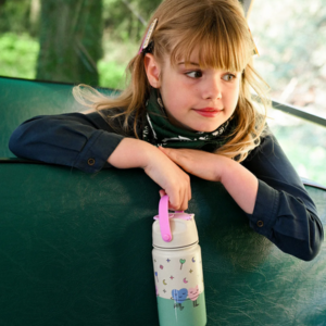 the cotton cloud Trinkflasche Edelstahl Herzen