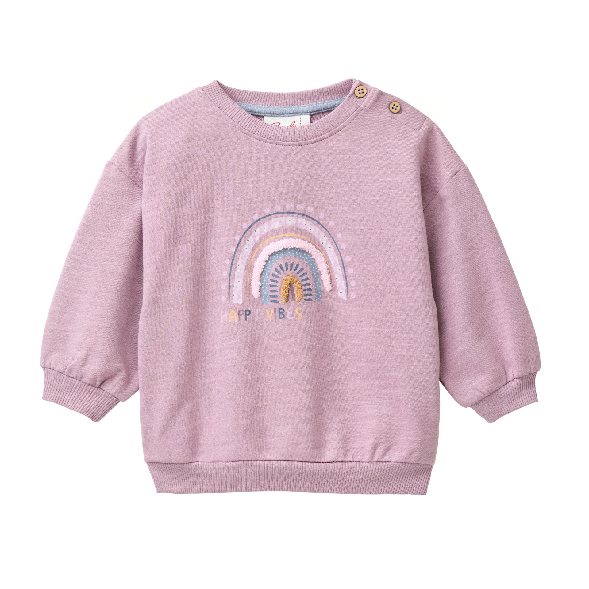 People Wear Organic Sweatpullover Happy Vibes