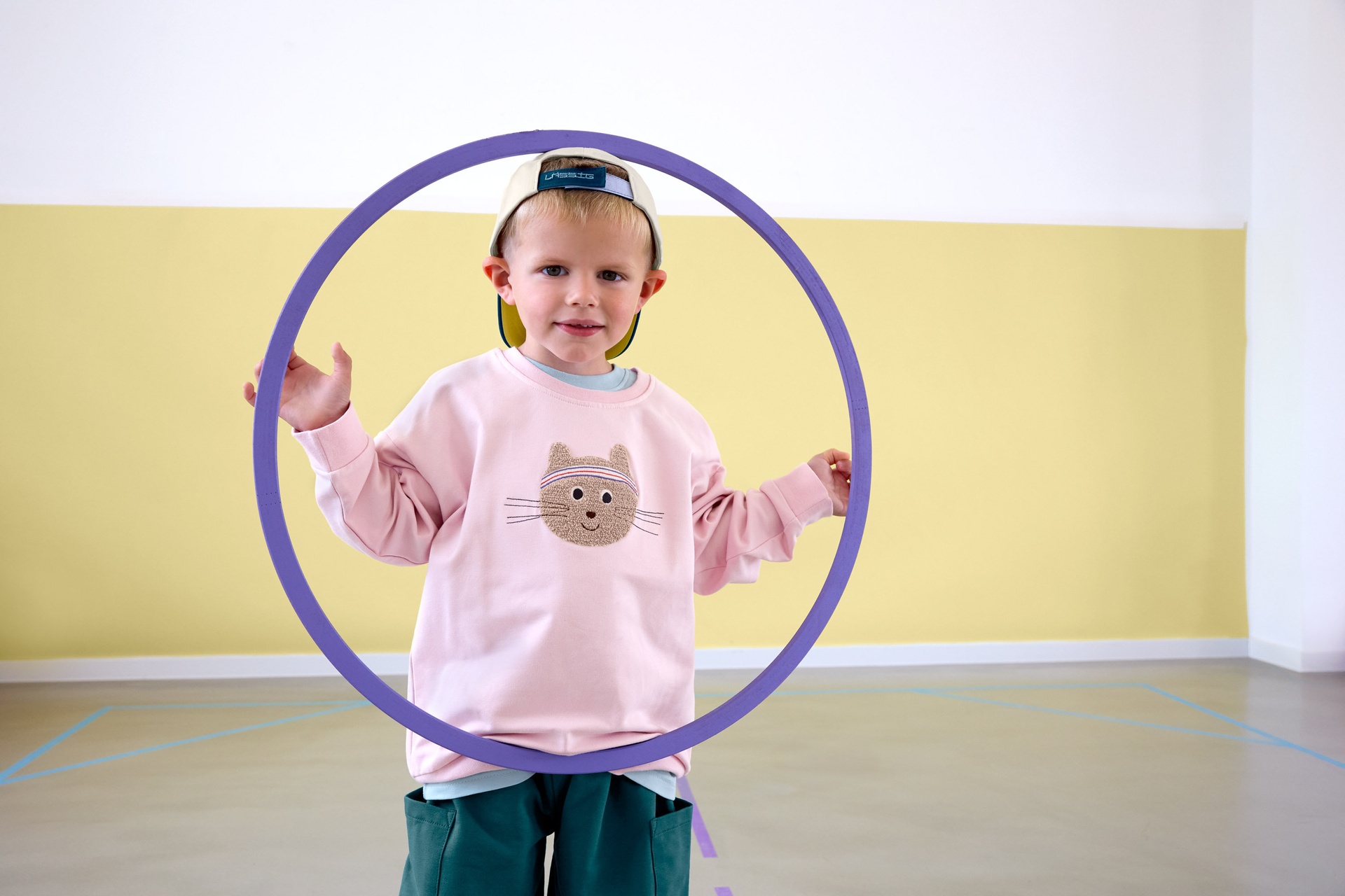 Lässig Sweatshirt Katze