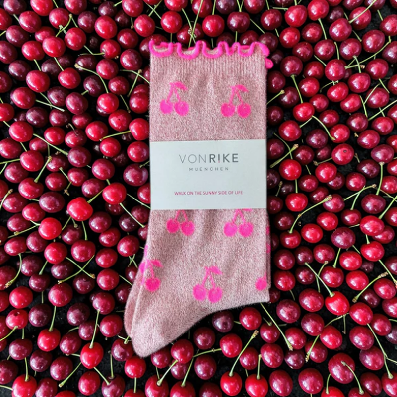 Von Rike Socken Kirschen