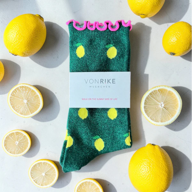 Von Rike Socken Zitrone