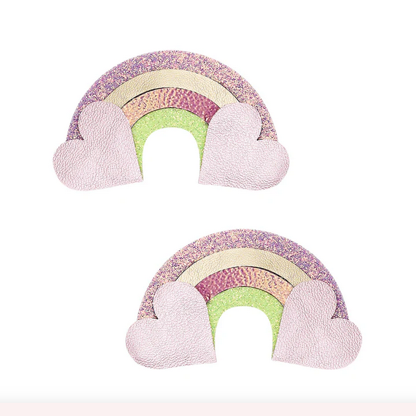 Mimi und Lula Haarspangen Regenbogen
