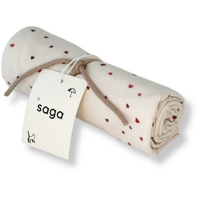Saga Copenhagen Mulltuch Herzchen